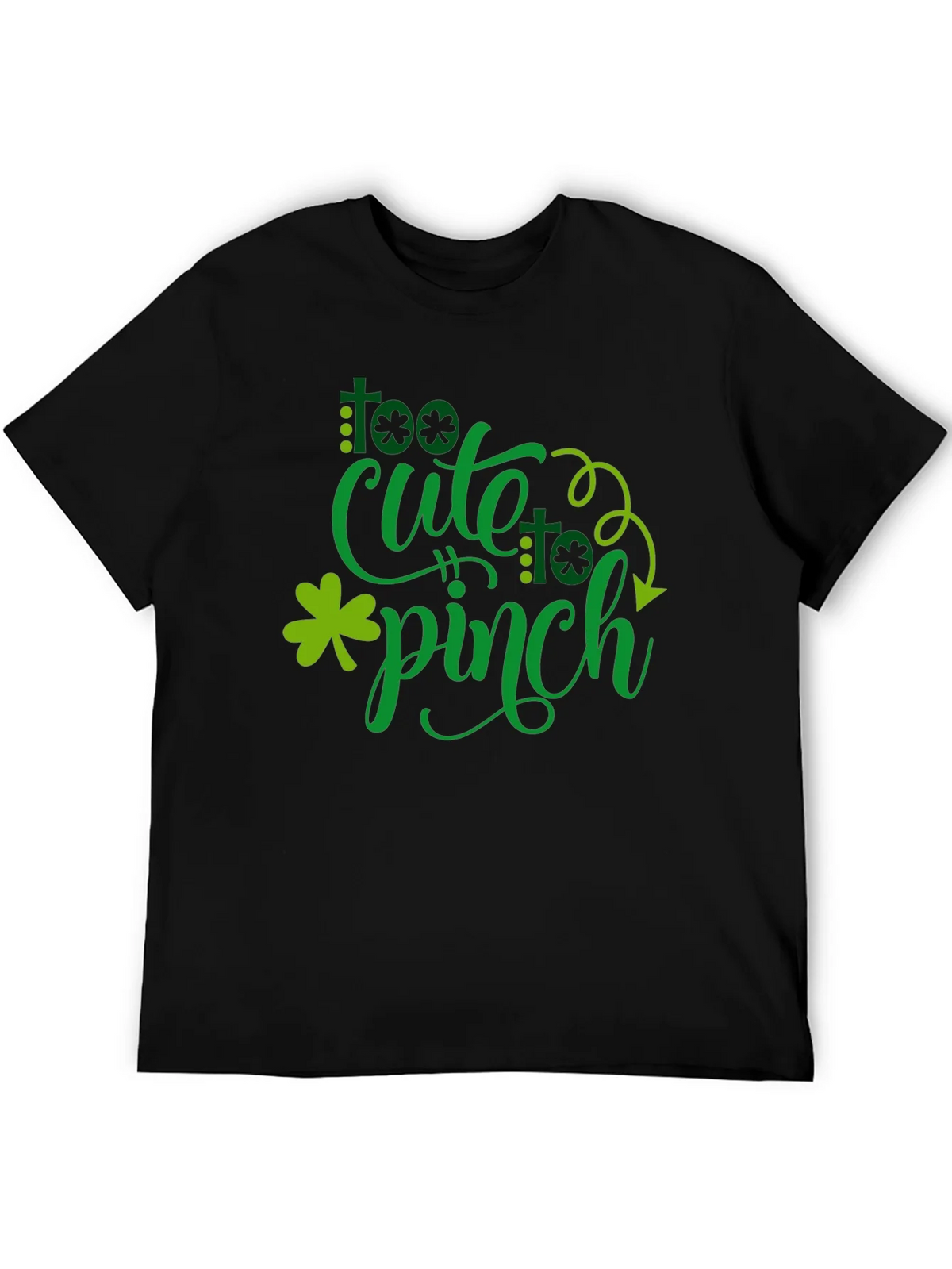 Too Cute to Pinch St. Patricks Day Graphic Tee product image 6