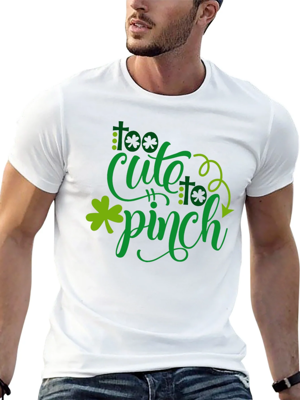 Too Cute to Pinch St. Patricks Day Graphic Tee product image 3
