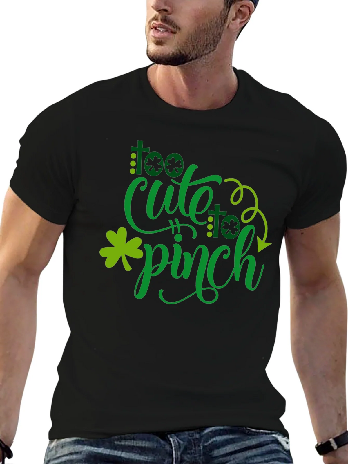 Too Cute to Pinch St. Patricks Day Graphic Tee product image 7