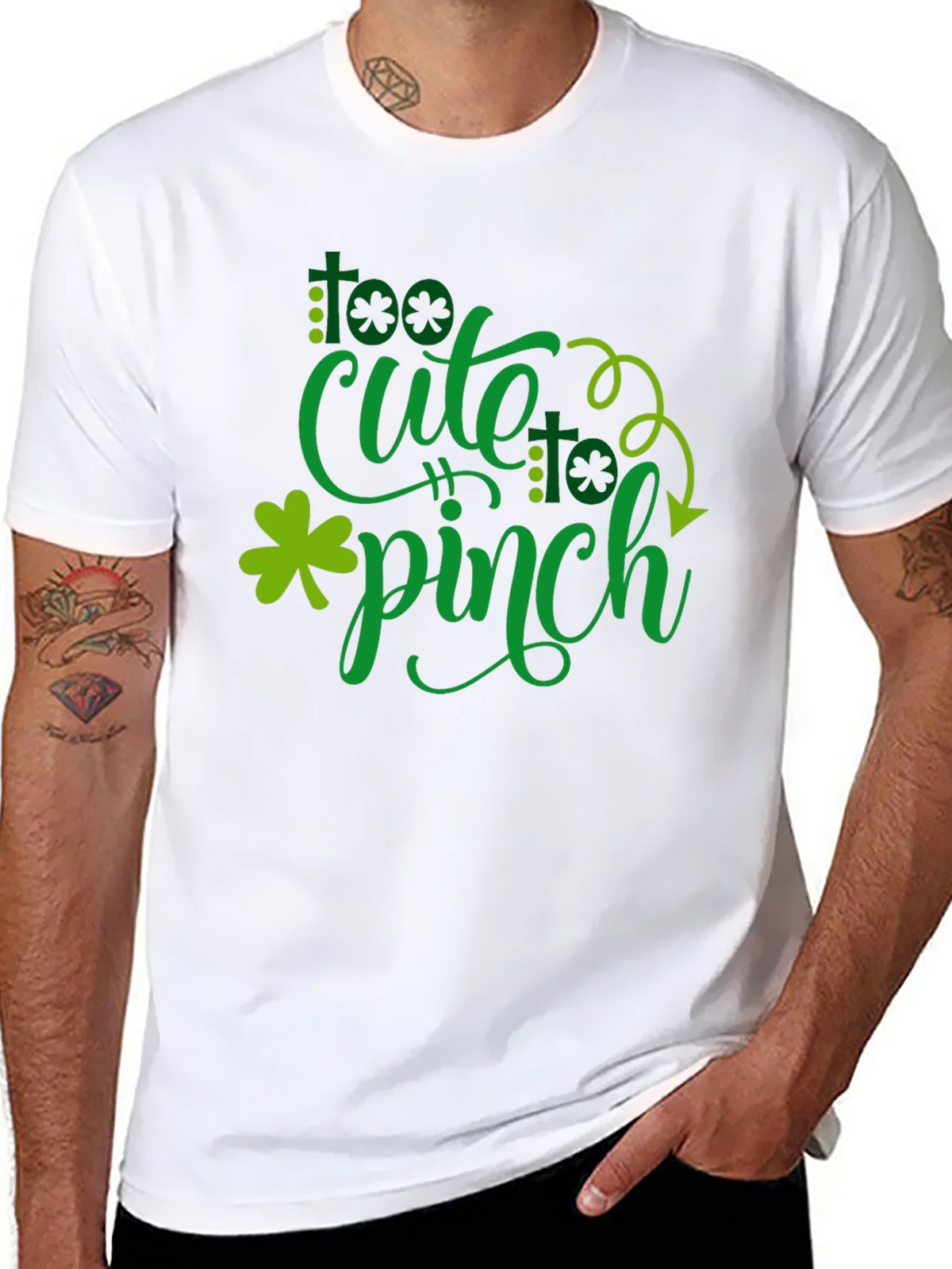 Too Cute to Pinch St. Patricks Day Graphic Tee product image 8