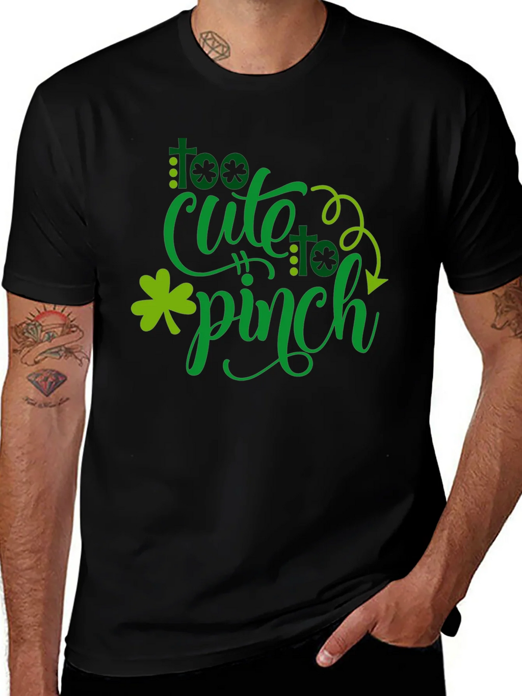 Too Cute to Pinch St. Patricks Day Graphic Tee product image 1