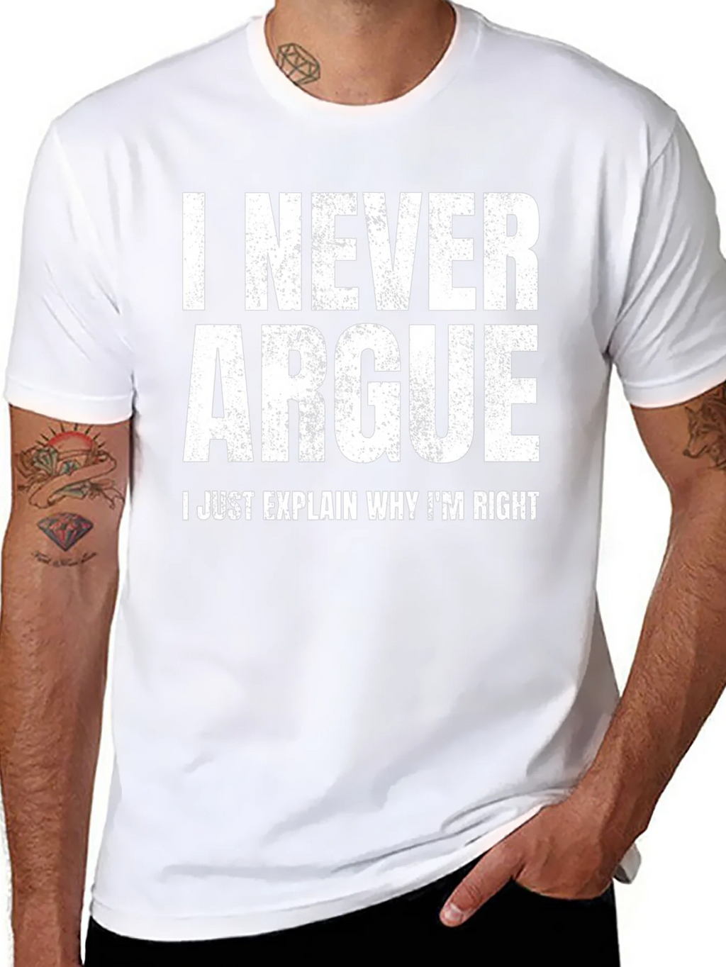 I Never Argue Funny Sarcastic T-Shirt product image 10