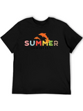 Summer Holiday Novelty Graphic T-Shirt product image 1