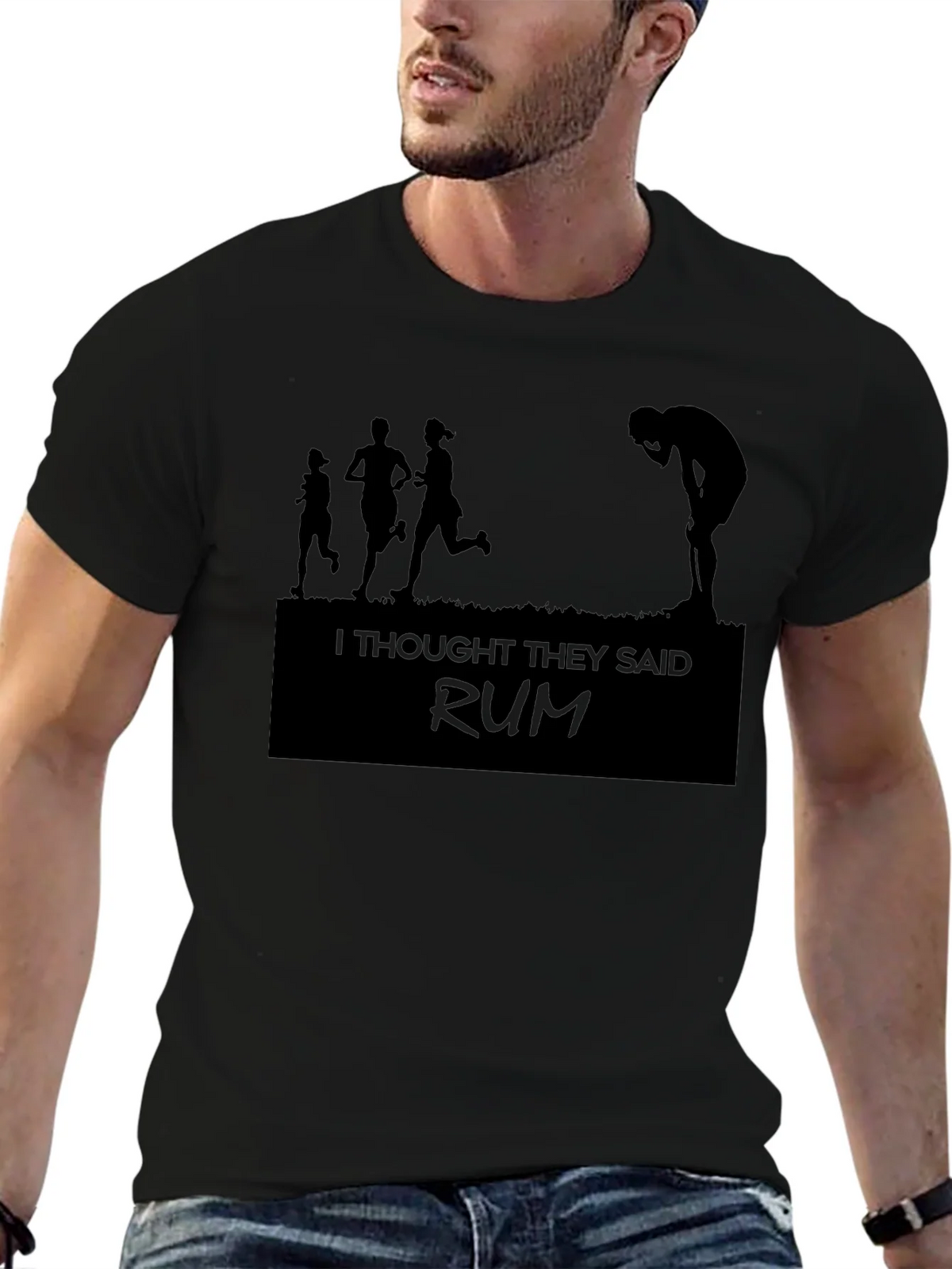 Funny Running Shirt - I Thought They Said Rum product image 9