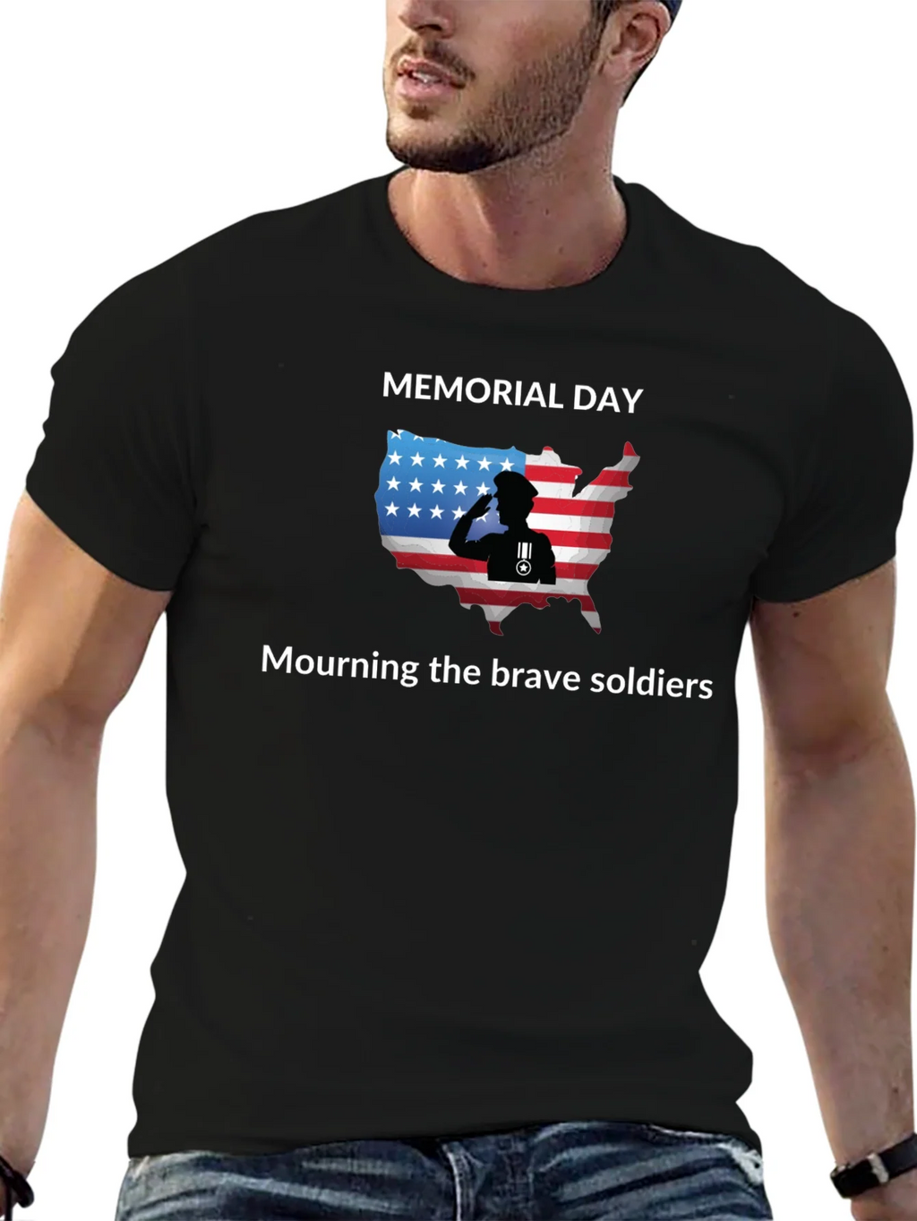 Memorial Day T-Shirt: Mourning Brave Soldiers product image 9
