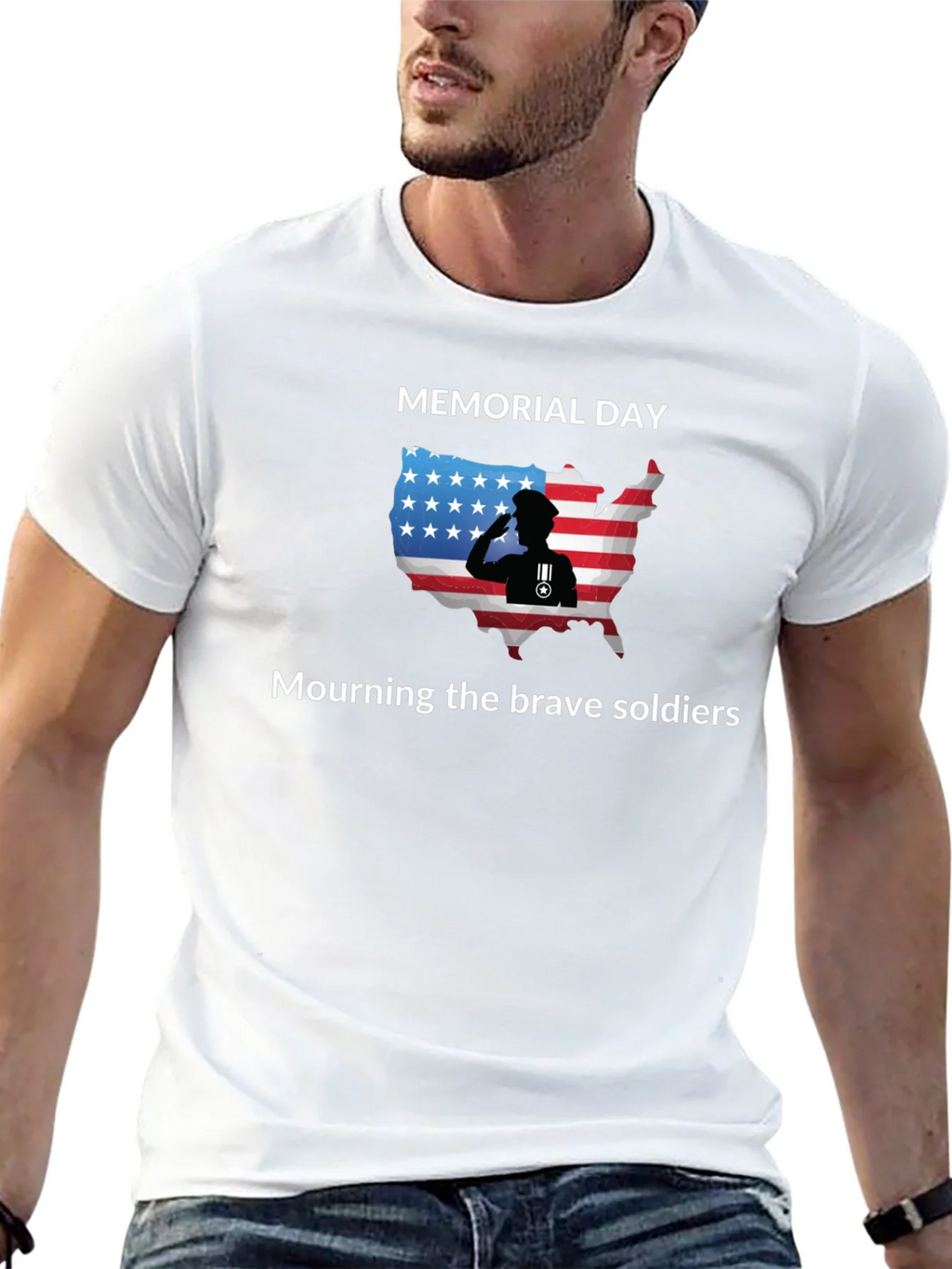 Memorial Day T-Shirt: Mourning Brave Soldiers product image 4