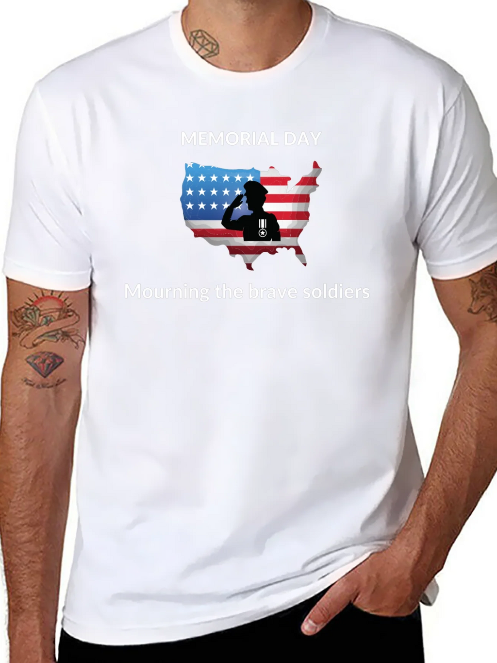Memorial Day T-Shirt: Mourning Brave Soldiers product image 10