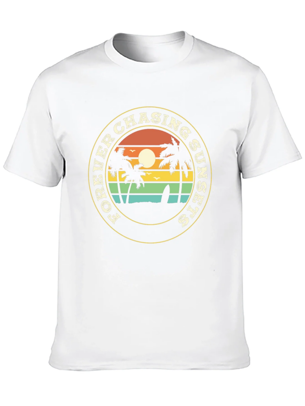 Forever Chasing Sunsets Black Graphic Tee product image 12