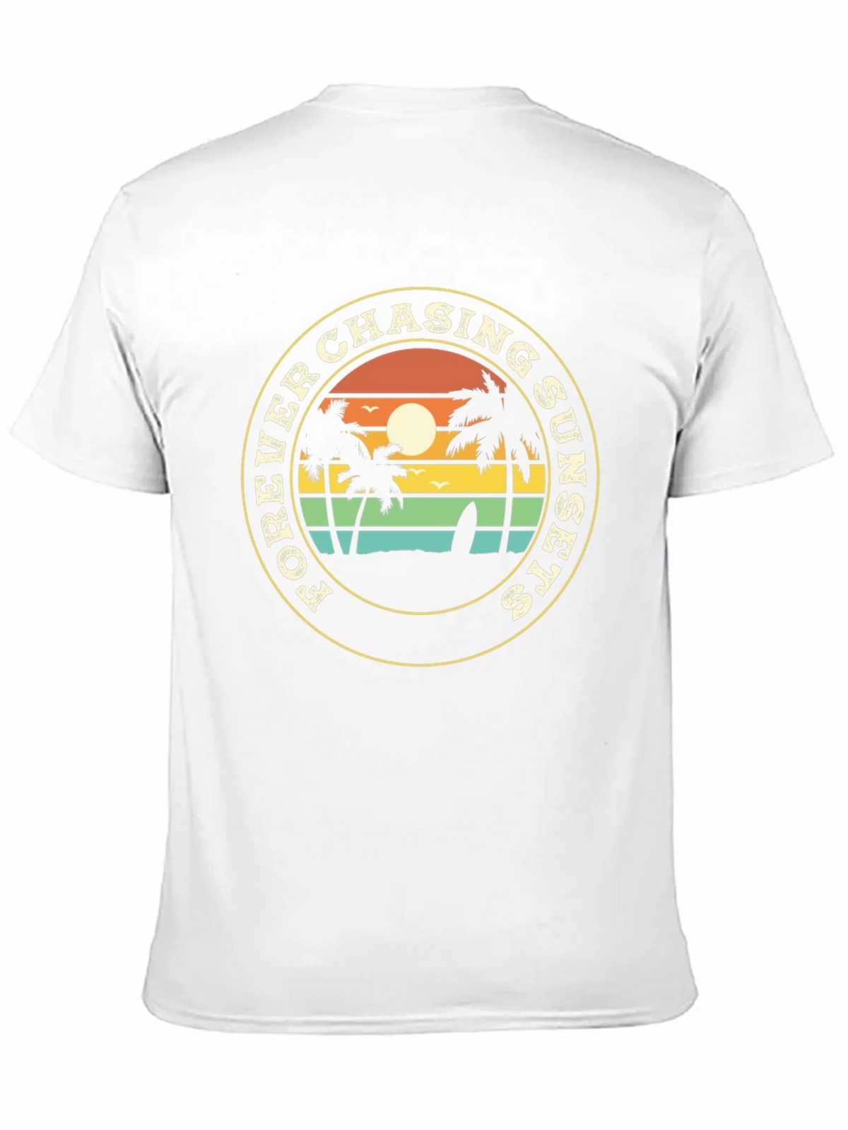 Forever Chasing Sunsets Black Graphic Tee product image 2