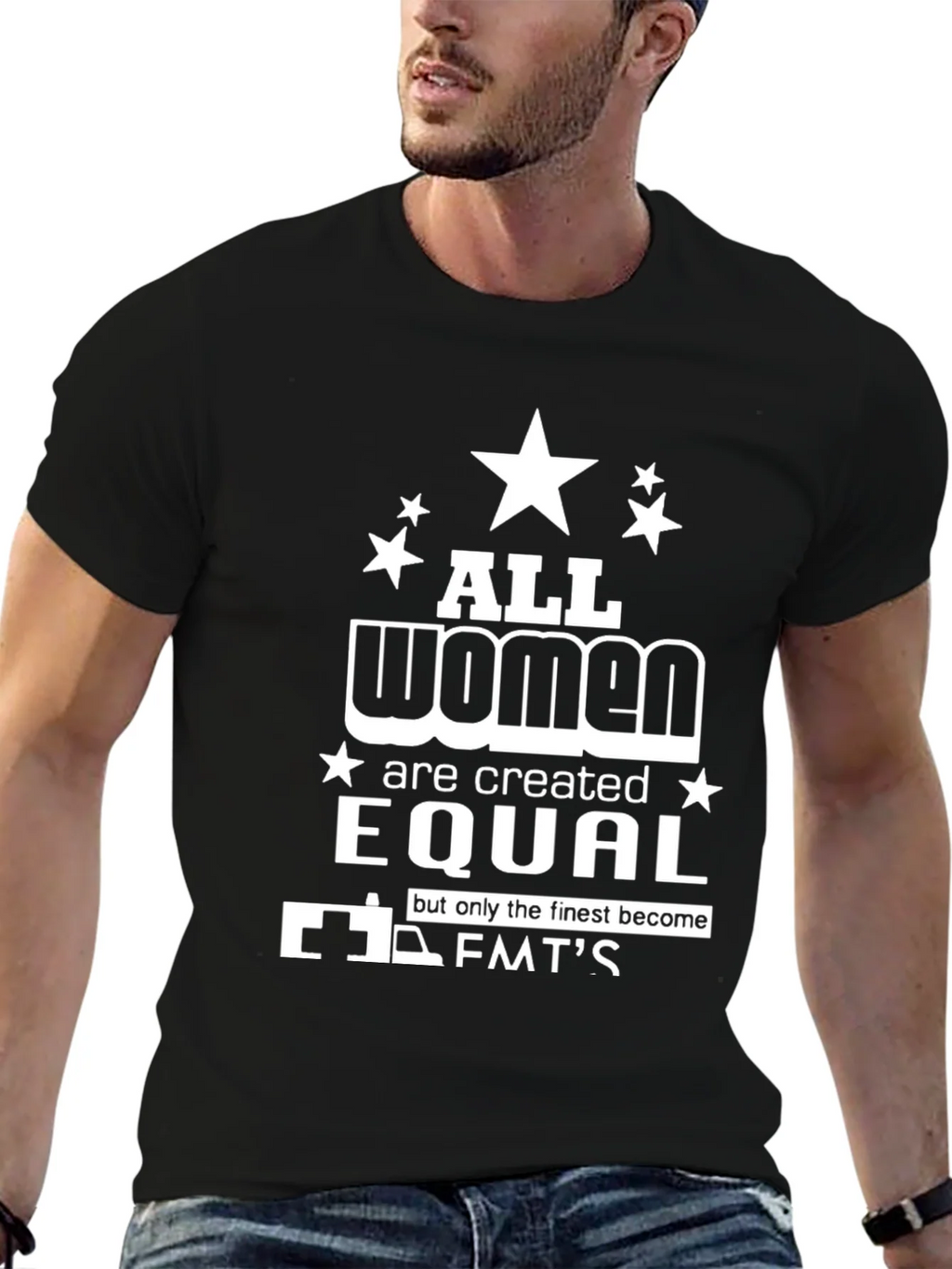 All Women Are Created Equal EMT T-Shirt product image 9