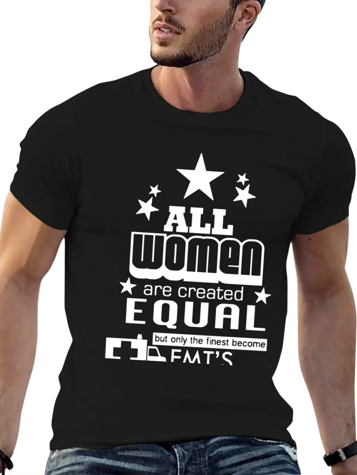 All Women Are Created Equal EMT T-Shirt product image 9