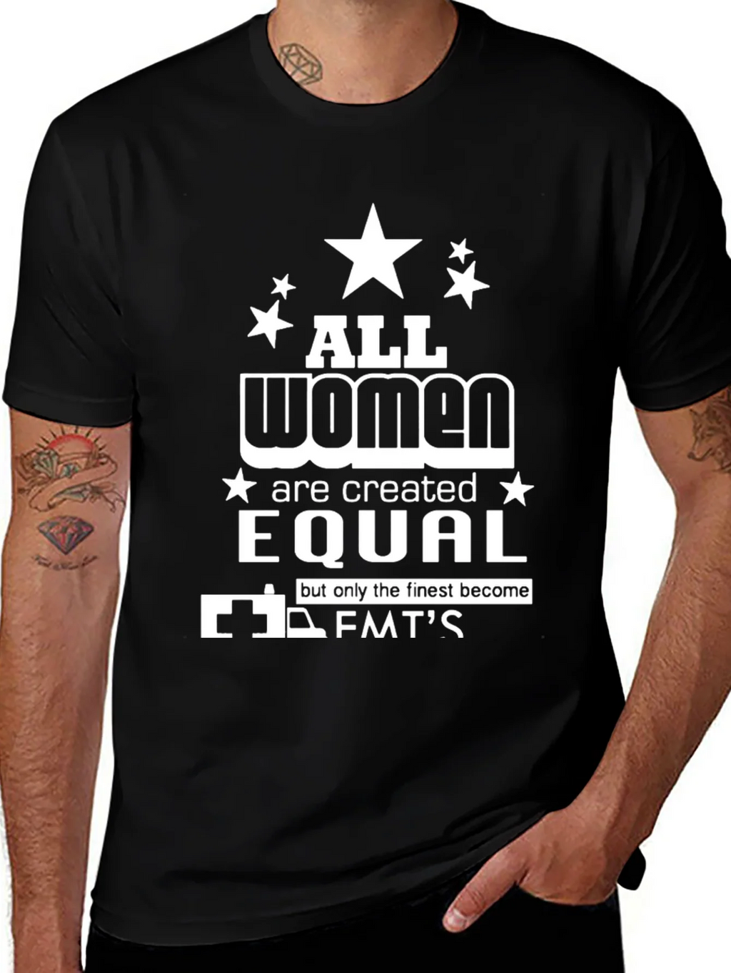 All Women Are Created Equal EMT T-Shirt product image 1