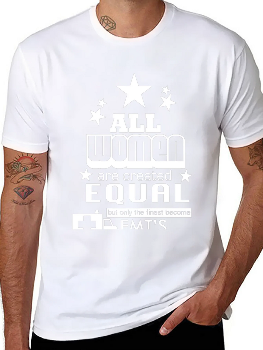 All Women Are Created Equal EMT T-Shirt product image 10