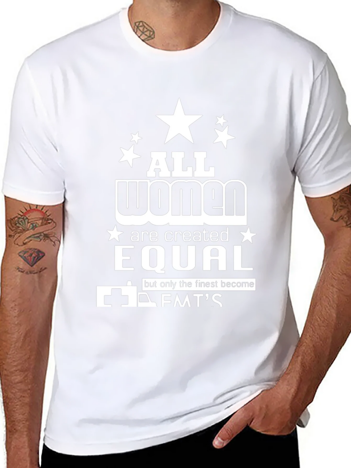 All Women Are Created Equal EMT T-Shirt product image 10