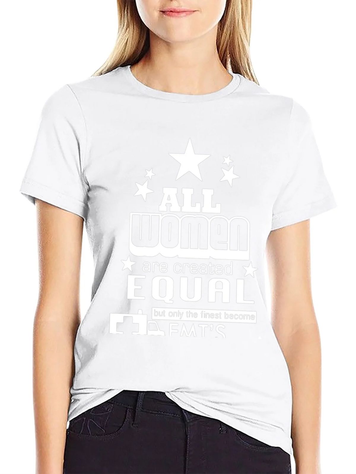 All Women Are Created Equal EMT T-Shirt product image 11