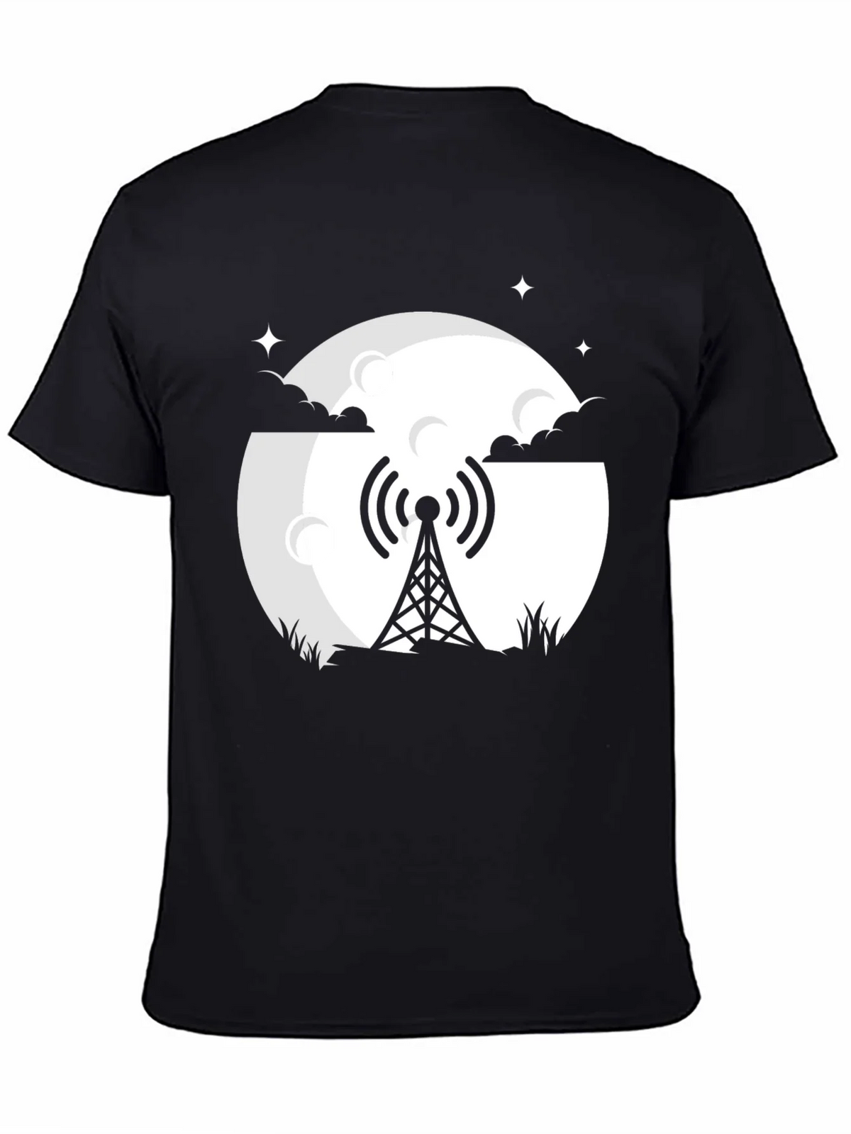 Radio Tower Graphic Tee - Nighttime Vibes product image 1