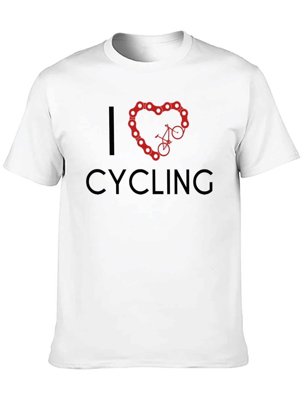 I Heart Cycling Black T-Shirt product image 12