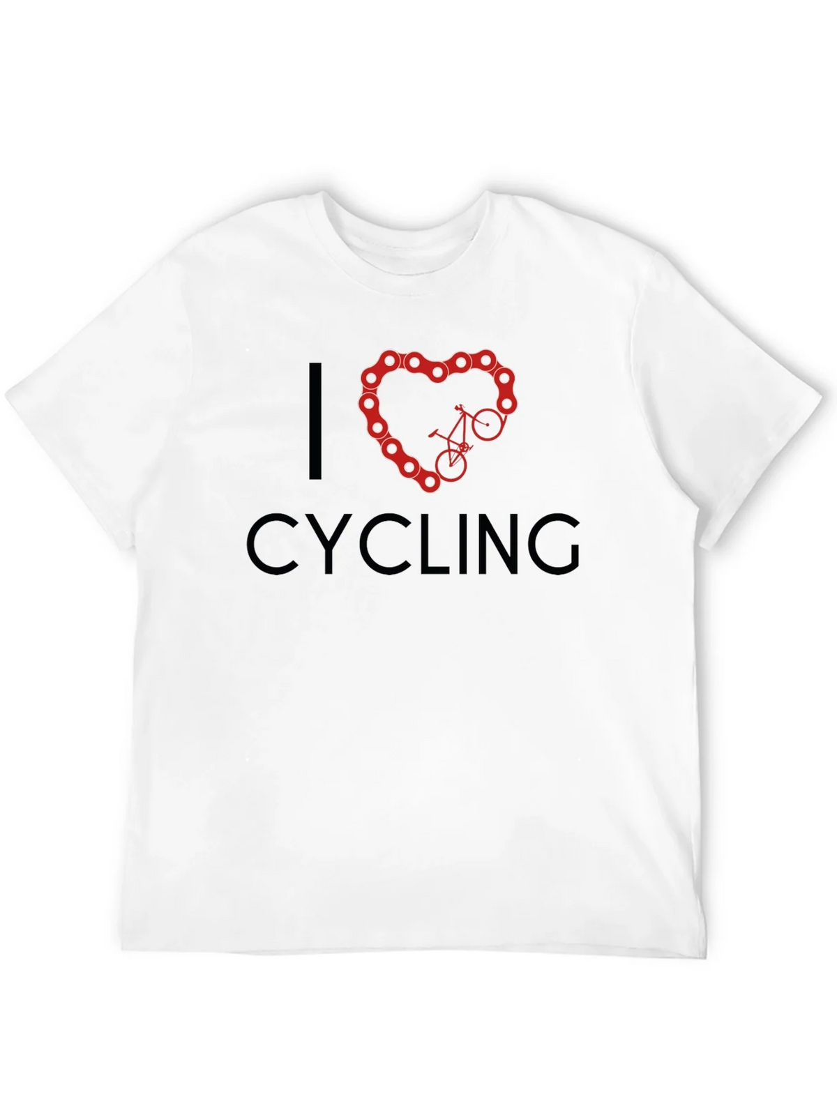 I Heart Cycling Black T-Shirt product image 3