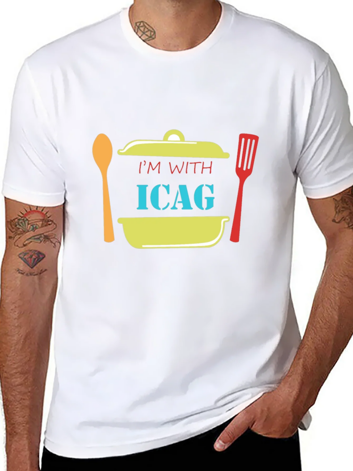 Im With ICAG Funny Cooking T-Shirt product image 10