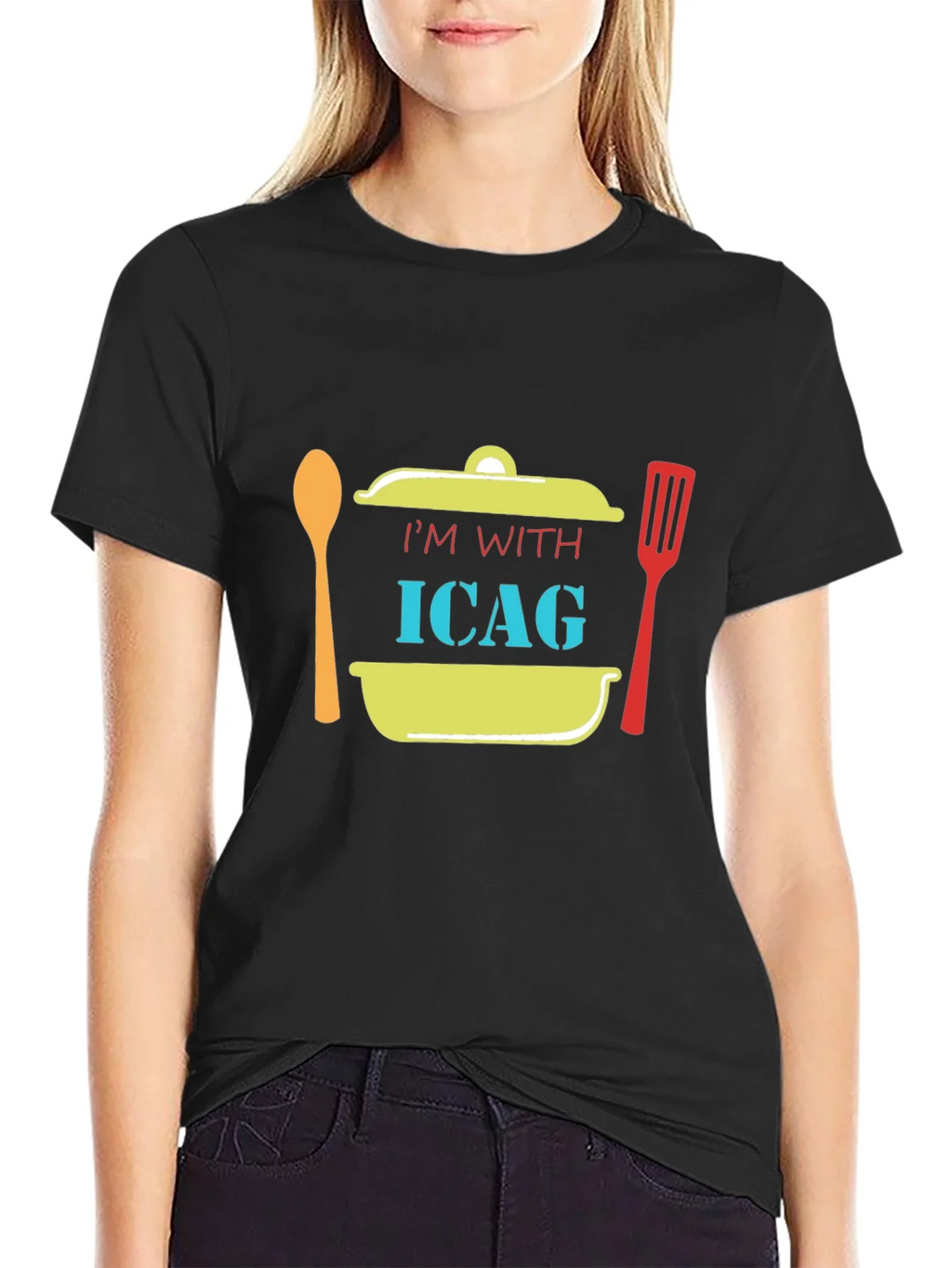 Im With ICAG Funny Cooking T-Shirt product image 5