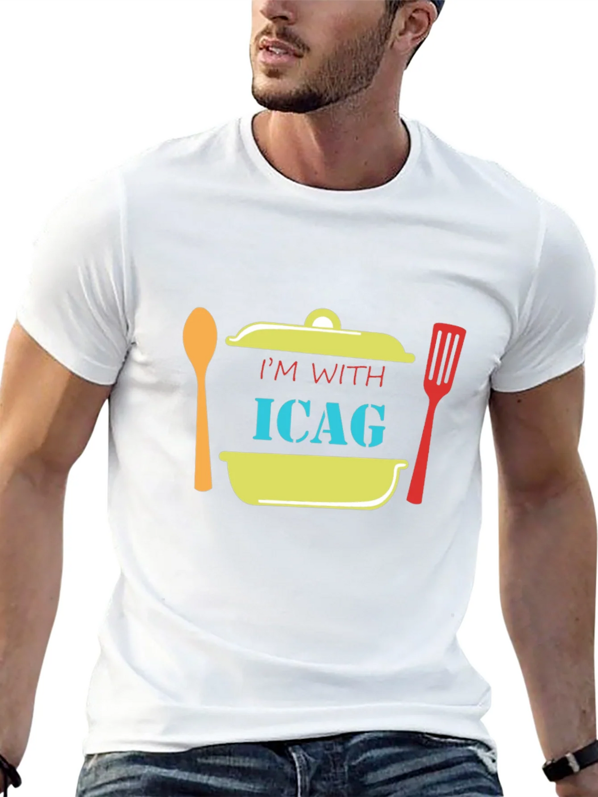 Im With ICAG Funny Cooking T-Shirt product image 4