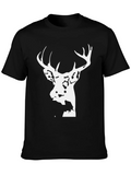 Black Deer Silhouette Graphic Tee product image 1