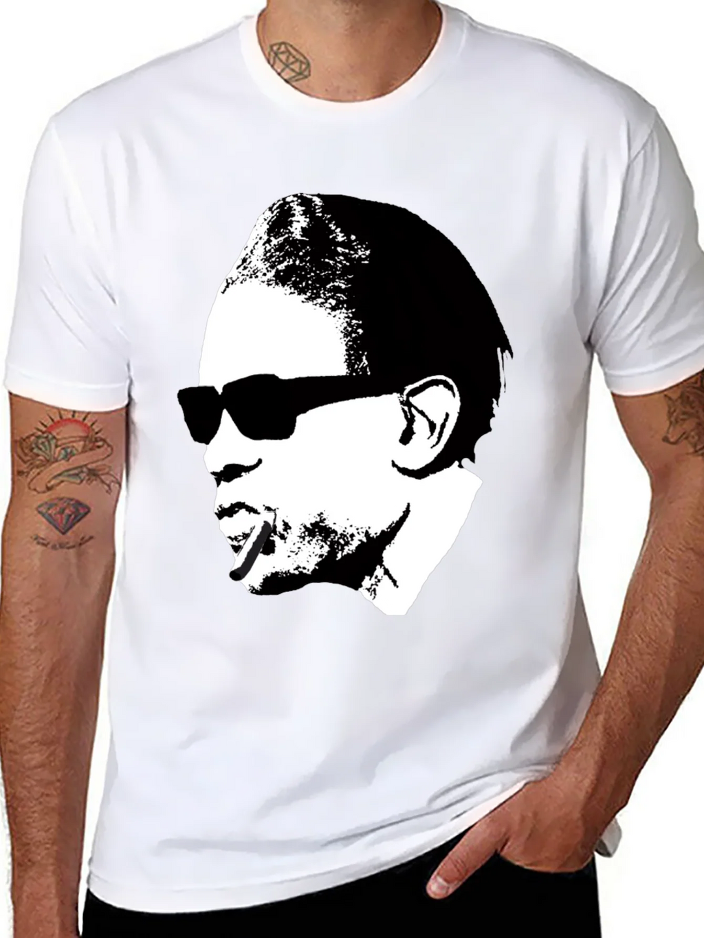 Retro Silhouette Graphic Tee - Black product image 10