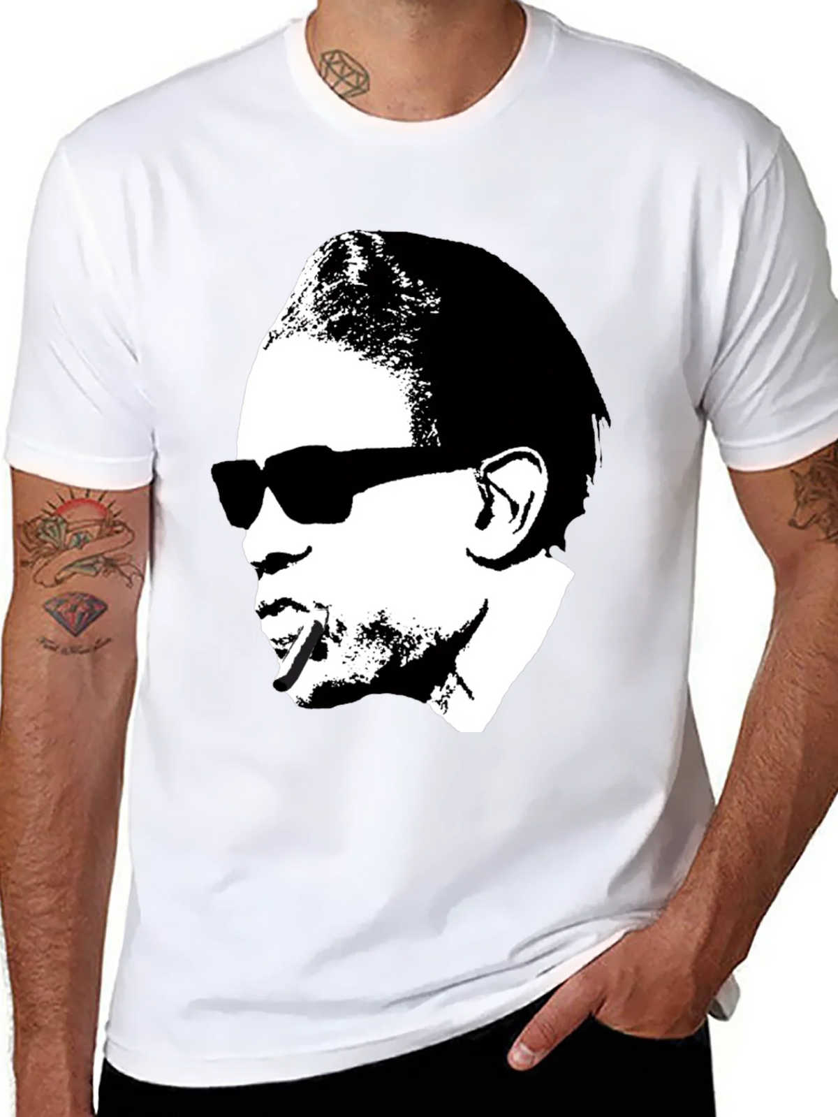 Retro Silhouette Graphic Tee - Black product image 10