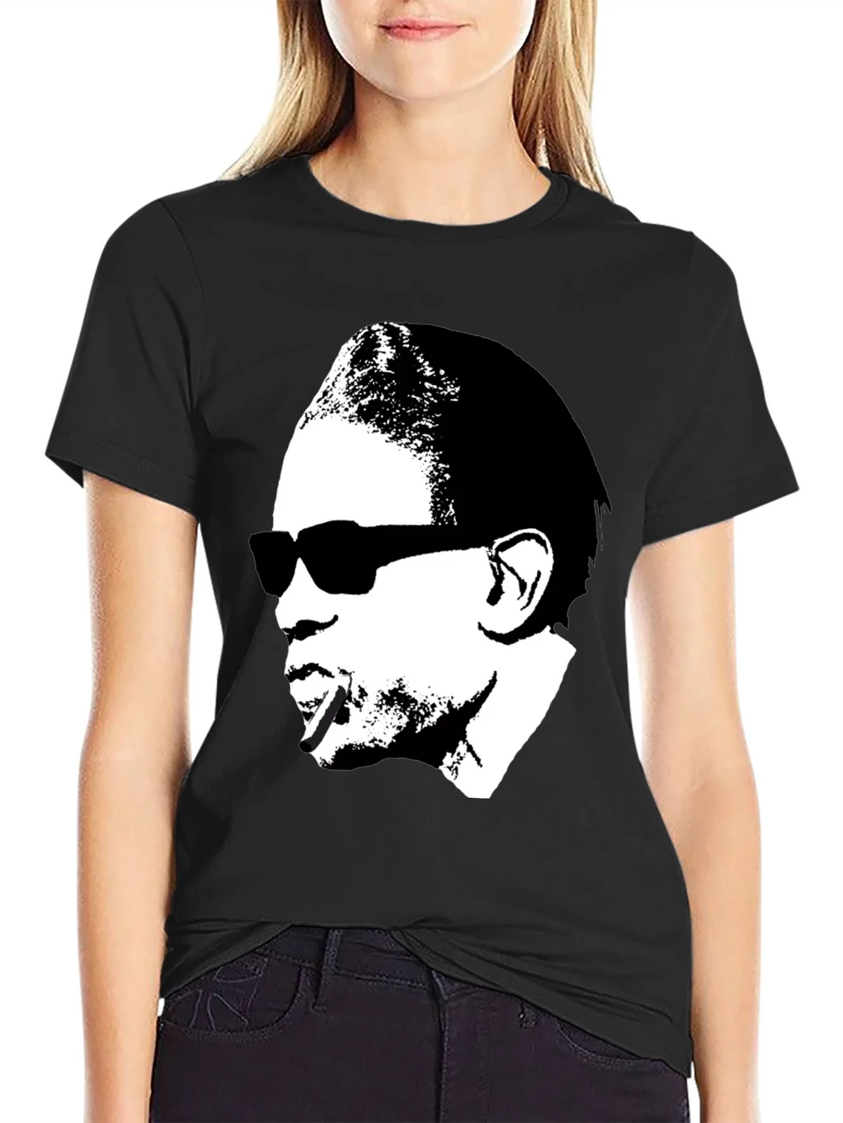 Retro Silhouette Graphic Tee - Black product image 5