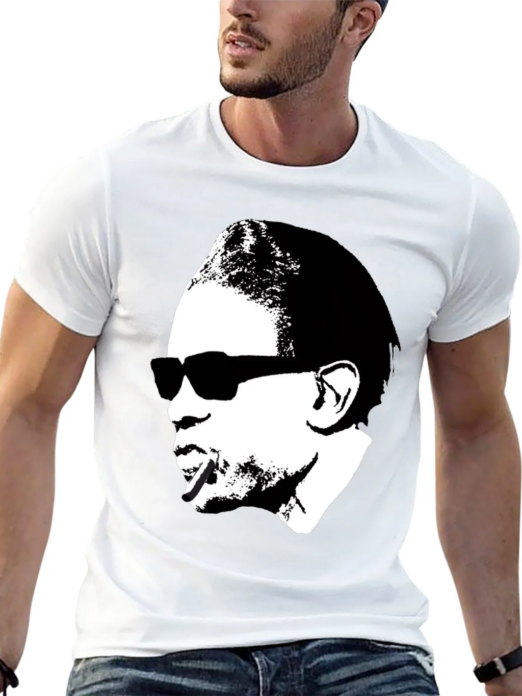 Retro Silhouette Graphic Tee - Black product image 4