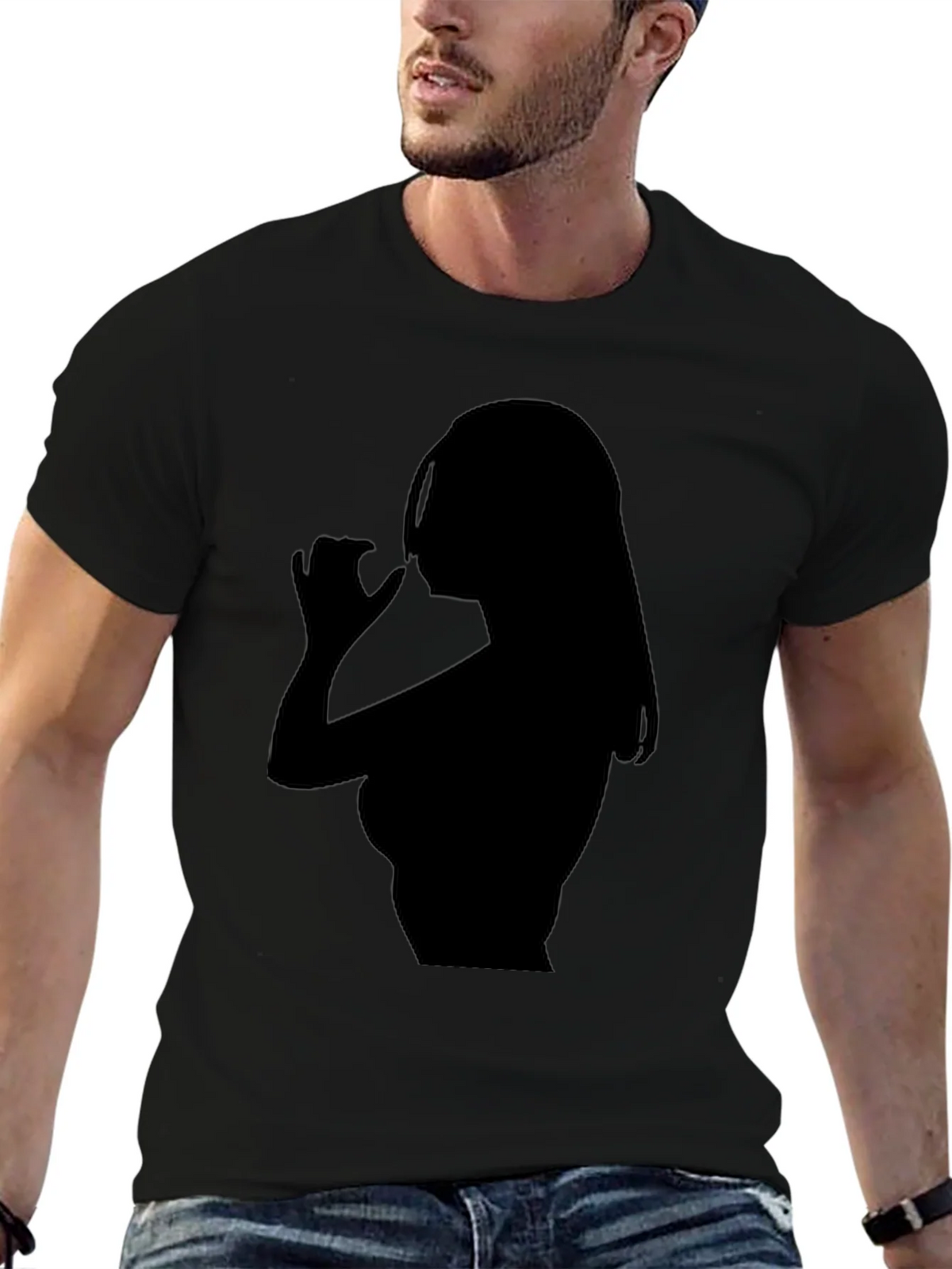 Silhouette Graphic Tee - Black T-Shirt product image 1