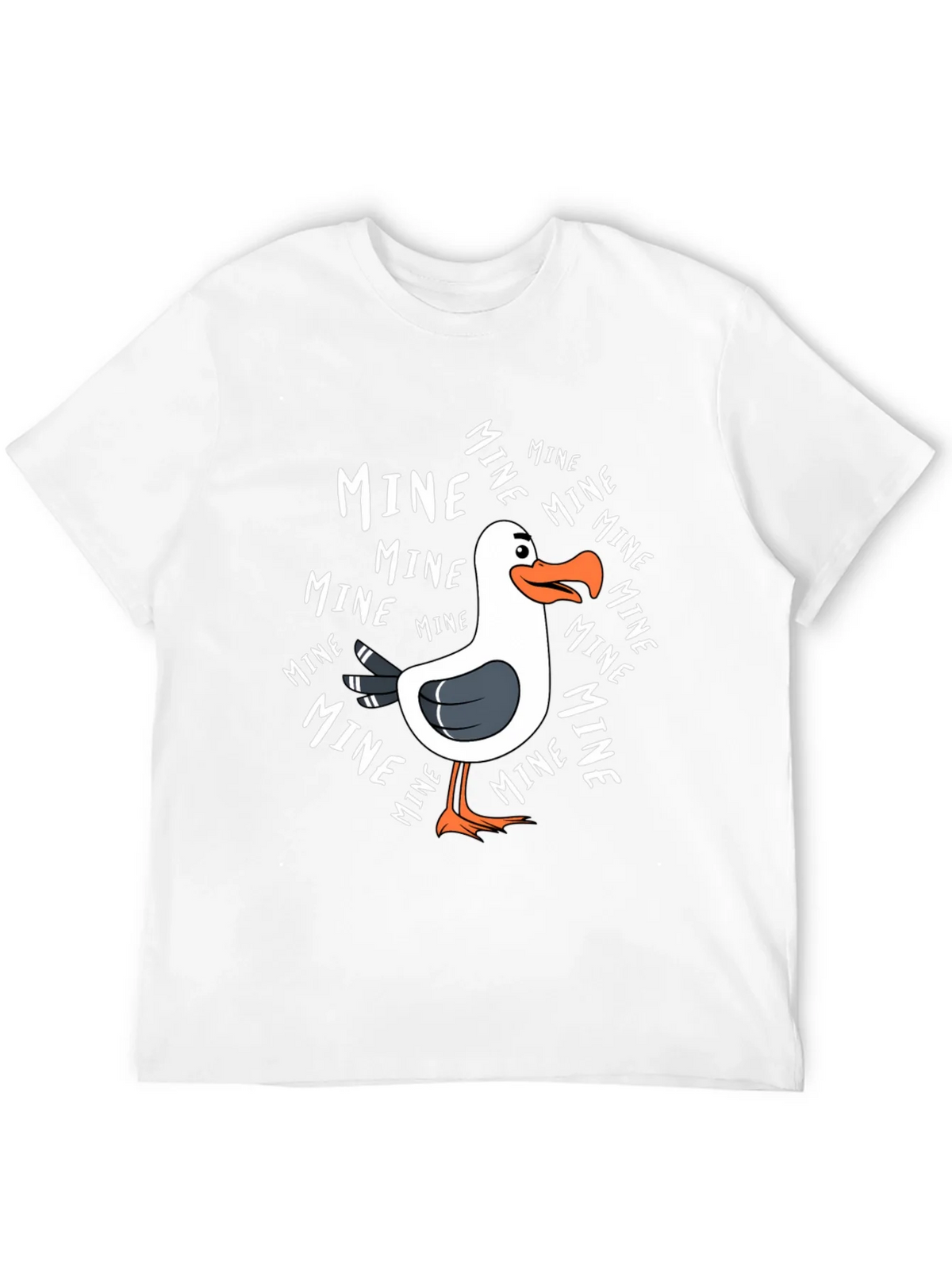 Mine! Seagull Graphic Tee - Novelty T-Shirt product image 3