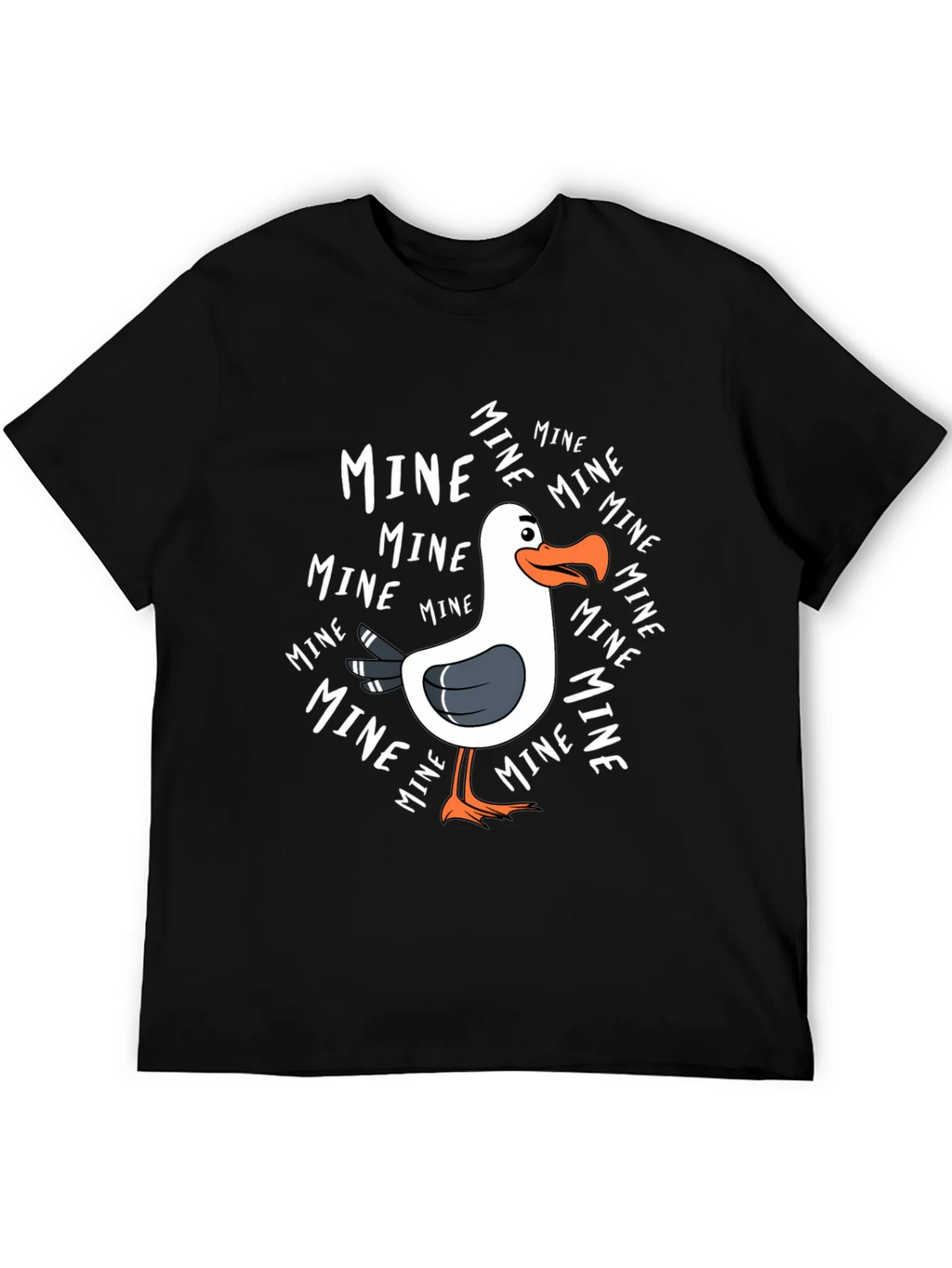 Mine! Seagull Graphic Tee - Novelty T-Shirt product image 8