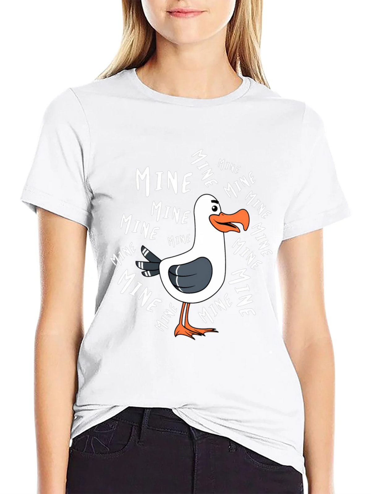 Mine! Seagull Graphic Tee - Novelty T-Shirt product image 11