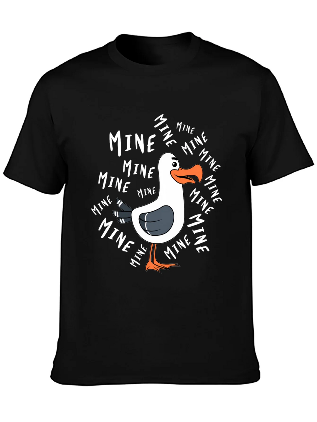 Mine! Seagull Graphic Tee - Novelty T-Shirt product image 6