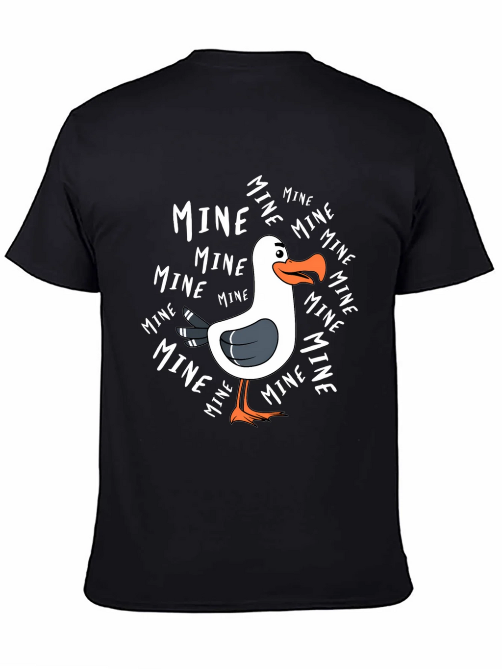 Mine! Seagull Graphic Tee - Novelty T-Shirt product image 7