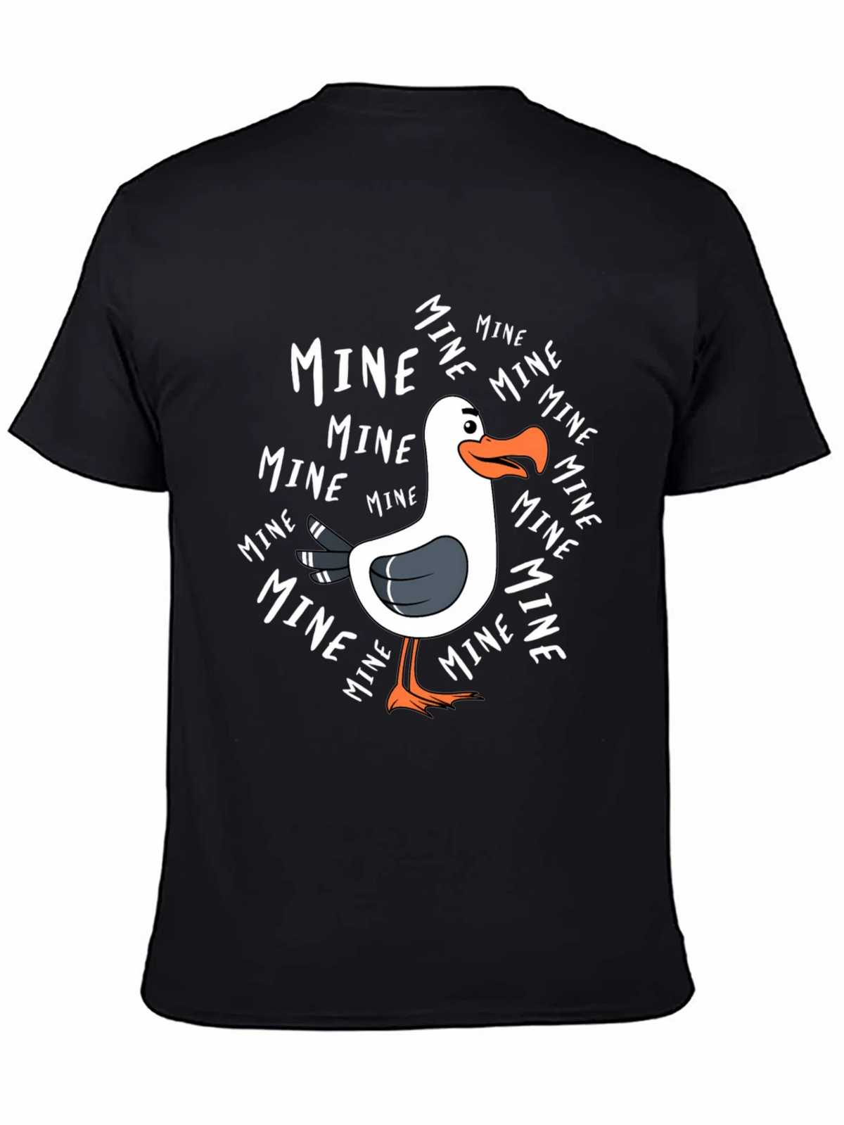 Mine! Seagull Graphic Tee - Novelty T-Shirt product image 7