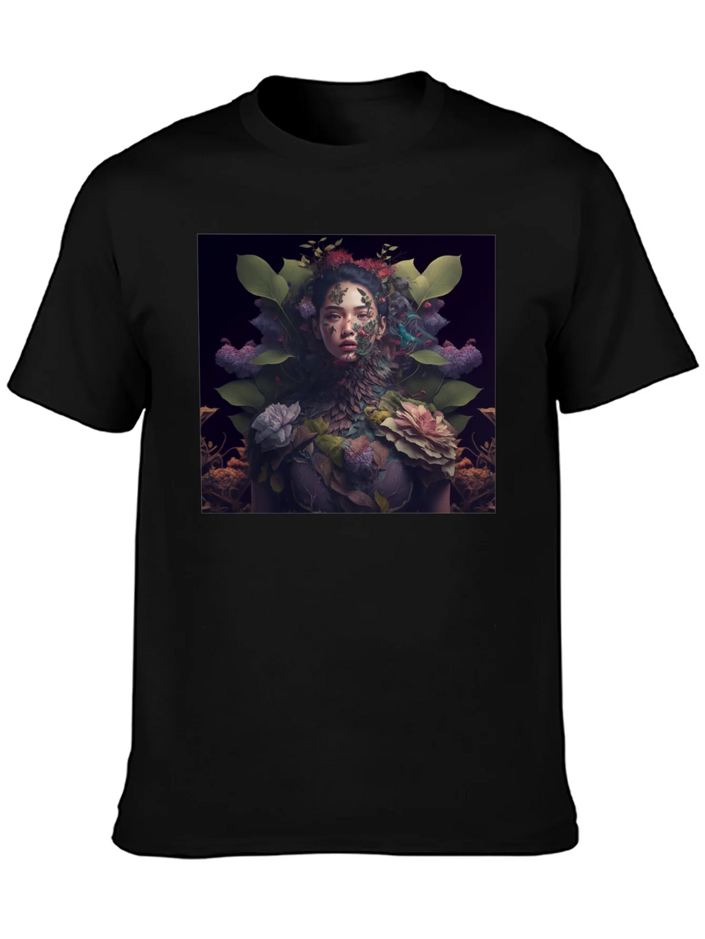 Nature Art Black T-Shirt product image 3
