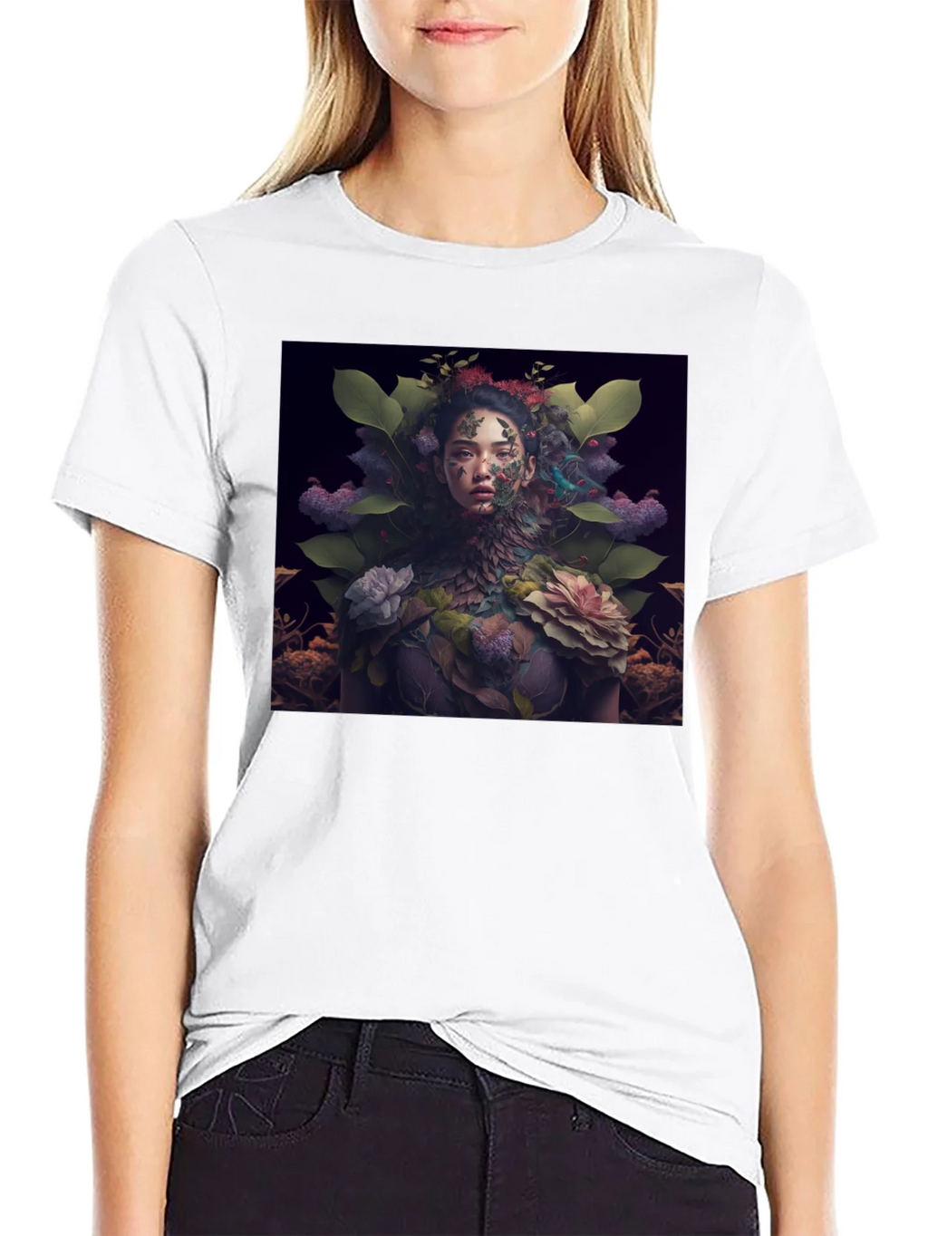 Nature Art Black T-Shirt product image 6
