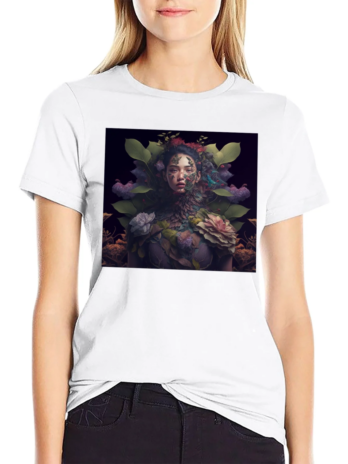 Nature Art Black T-Shirt product image 6