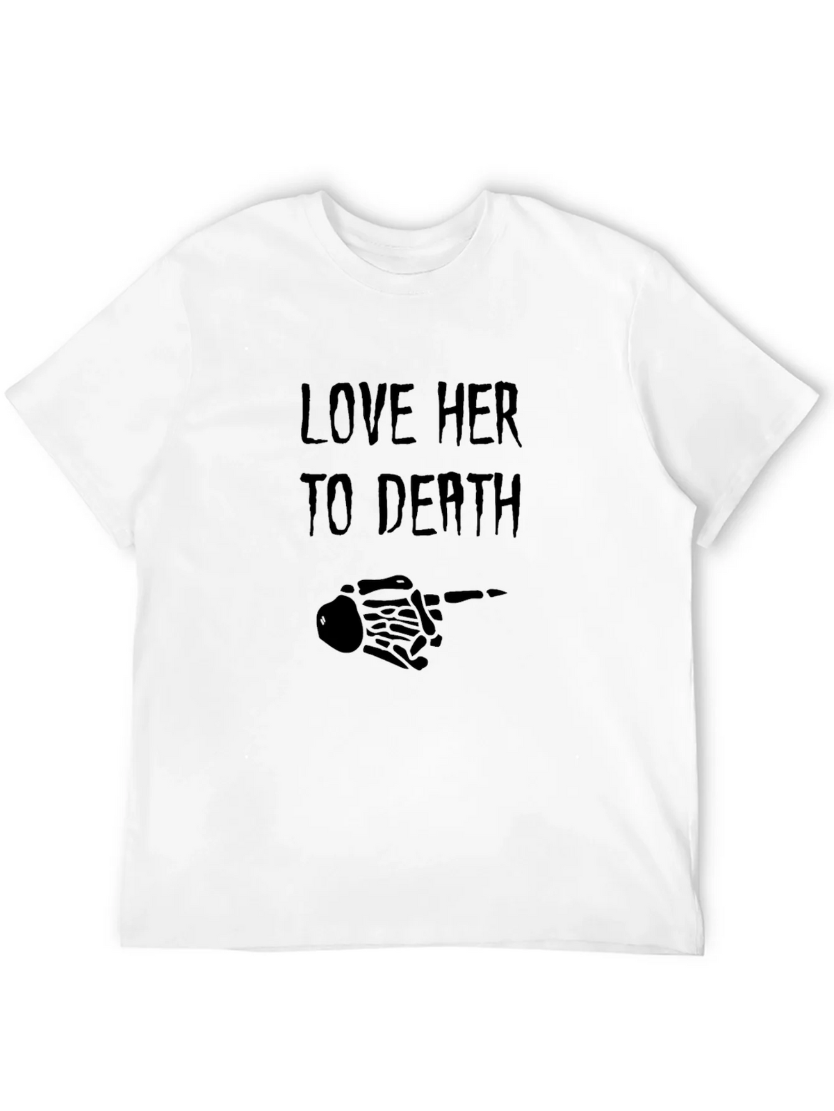 Love Her to Death Graphic Tee - Black product image 3
