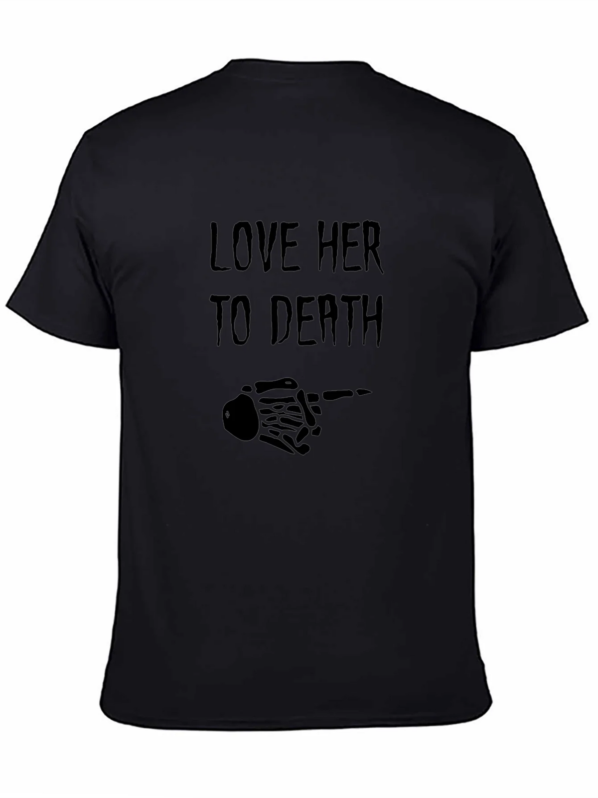 Love Her to Death Graphic Tee - Black product image 7