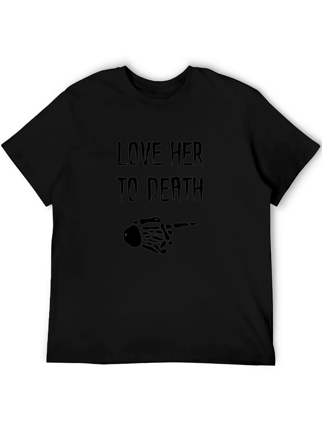 Love Her to Death Graphic Tee - Black product image 8