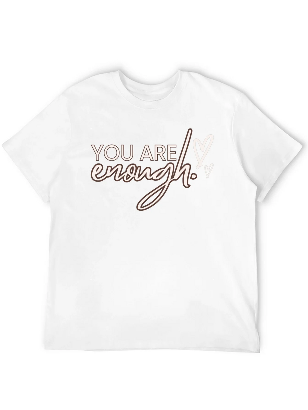 You Are Enough Graphic Tee - Black product image 3