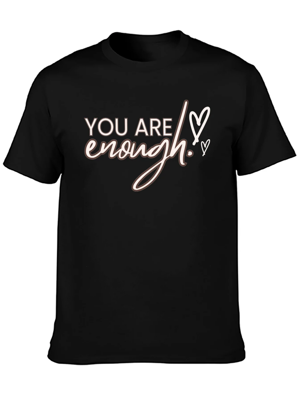 You Are Enough Graphic Tee - Black product image 6