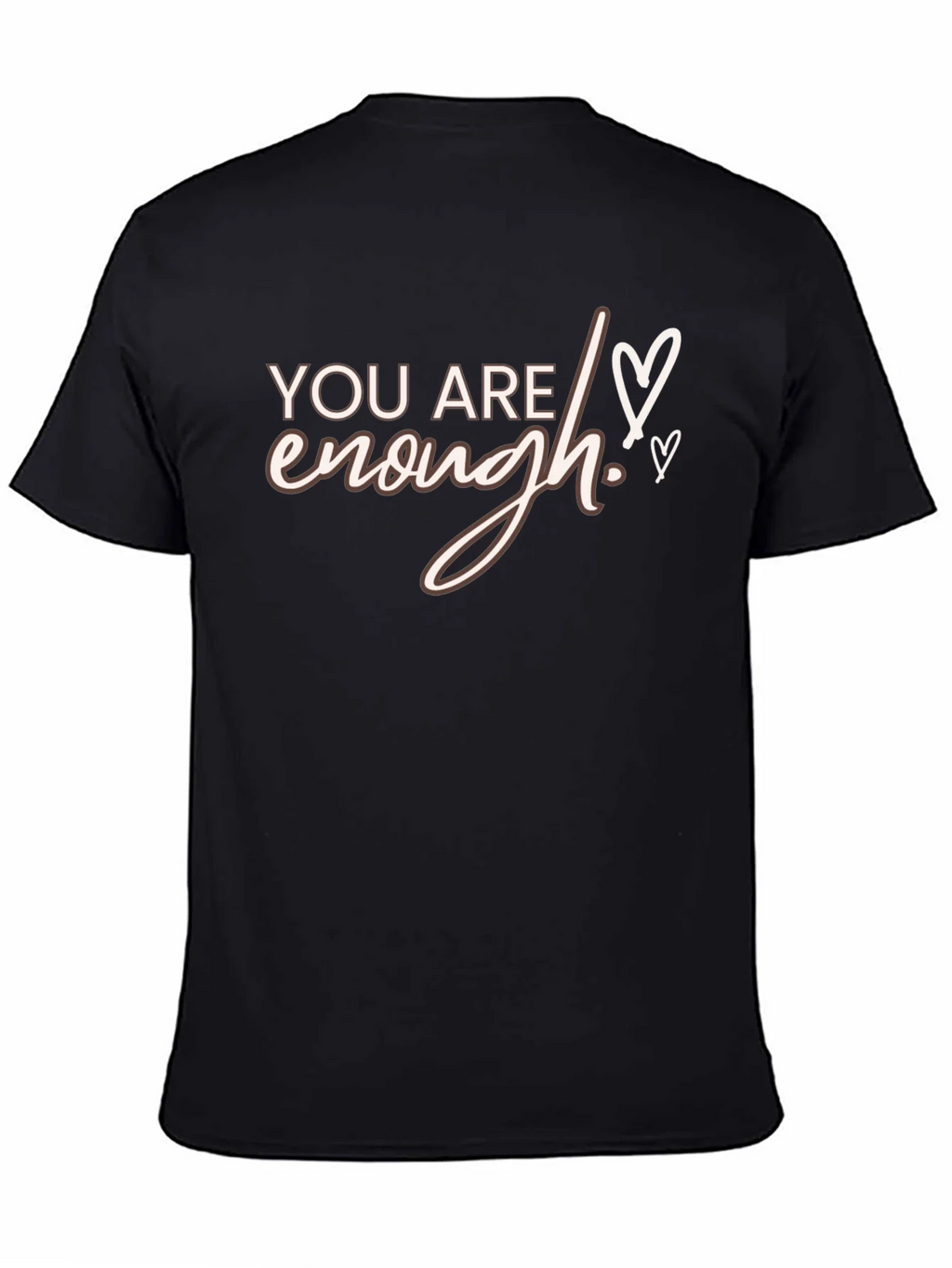 You Are Enough Graphic Tee - Black product image 7