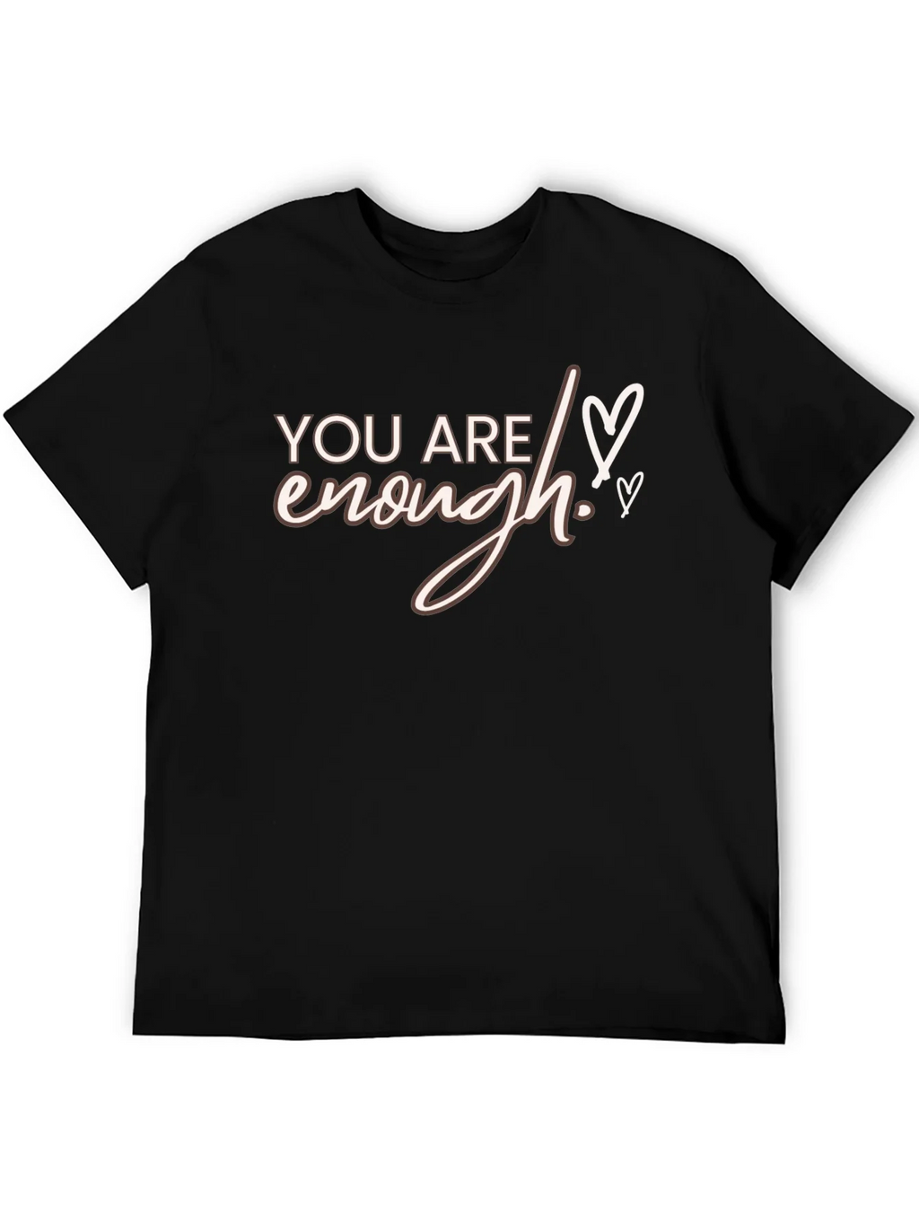 You Are Enough Graphic Tee - Black product image 8