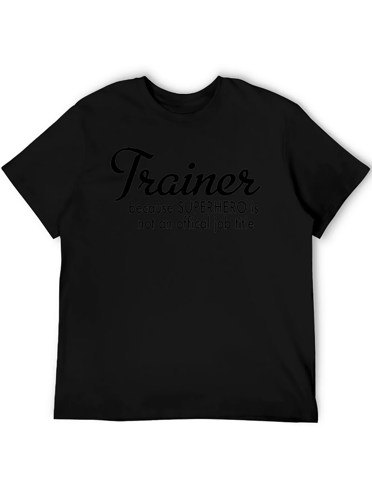 Trainer Superhero Job Title T-Shirt product image 8
