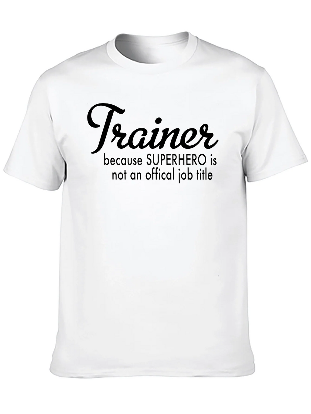 Trainer Superhero Job Title T-Shirt product image 12