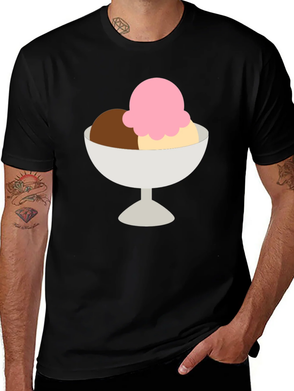 Ice Cream T-Shirt - Dessert Graphic Tee product image 1